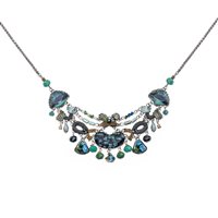 Necklace Ayala Bar Woman Emerald Reflection in Metal Alloy Cristallo R3605